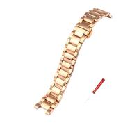 NBCNZCTSAS Bracelet de montre en acier inoxydable for encoche adapté for Rossini adapté for GC adapté for MK adapté for trois yeux MK6985 montre bracelet de montre for femme 16*8mm 18*10mm 20*11mm Bra