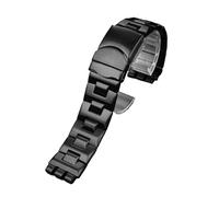 NBCNZCTSAS Bracelet de montre en acier inoxydable massif, adapté for Swatch YGS740 YGS749G YIS401 YCS443 YVS451, adapté au bracelet for hommes IRONY 17mm 19mm 21mm for femmes(G20-black,19mm)