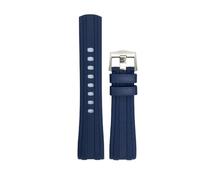 NBCNZCTSAS Bracelet de montre en caoutchouc de Silicone 19mm 20mm 21mm 22mm adapté for Omega adapté for Seamaster 300 bracelet adapté for Longines Conquest adapté for HydroConquest L3 Watch Band(Black