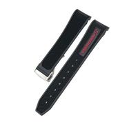 NBCNZCTSAS Bracelet de montre en caoutchouc et Silicone, 18mm, 19mm, 20mm, 21mm, 22mm, adapté for la montre Omega Sxwatch Moon, adapté for Speedmaster, adapté for Seamaster AT150, adapté for Tag Heuer