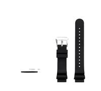 NBCNZCTSAS Bracelet de montre en caoutchouc fluoré 20mm 22mm, adapté for Seiko SKX007 SRP777J1, adapté for citoyens de plongée, Sport, étanche, for hommes(Black silver,22mm)