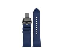 NBCNZCTSAS Bracelet de montre en caoutchouc fluoré adapté for Casio for la série PROTREK PRW-60/PRW-6900 PRW-6800Y PRG600 bracelet de sport bracelet étanche for hommes(Blue black buckle,24mm)
