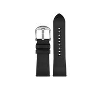 NBCNZCTSAS Bracelet de montre en caoutchouc fluoré adapté for Casio for la série PROTREK PRW-60/PRW-6900 PRW-6800Y PRG600 bracelet de sport bracelet étanche for hommes(Black silver pin,23mm)
