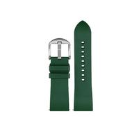 NBCNZCTSAS Bracelet de montre en caoutchouc fluoré adapté for Casio for la série PROTREK PRW-60/PRW-6900 PRW-6800Y PRG600 bracelet de sport bracelet étanche for hommes(Green silver pin,24mm)