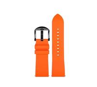 NBCNZCTSAS Bracelet de montre en caoutchouc fluoré adapté for Casio for la série PROTREK PRW-60/PRW-6900 PRW-6800Y PRG600 bracelet de sport bracelet étanche for hommes(Orange black pin,20mm)