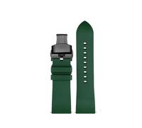 NBCNZCTSAS Bracelet de montre en caoutchouc fluoré adapté for Casio for la série PROTREK PRW-60/PRW-6900 PRW-6800Y PRG600 bracelet de sport bracelet étanche for hommes(Green black buckle,20mm)