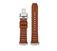NBCNZCTSAS Bracelet de montre en caoutchouc fluoré modifié, étanche, adapté for Casio DW5600 DW-5600 GW-B5600 GW-M5610 GA 110 100 120 série GA2100(Brown silver)
