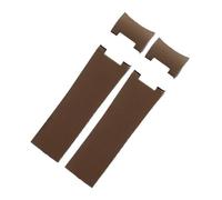 NBCNZCTSAS Bracelet de montre en caoutchouc Silicone for hommes, 22mm, Interface Arc, noir, marron, bleu, plongée nautique, adapté for Ulysse Nardin 263(B Brown-NO BK)