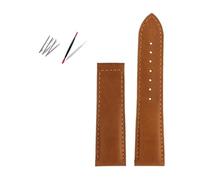 NBCNZCTSAS Bracelet de montre en cuir, 20 22mm, adapté for Hamilton kaki Aviation, série classique de Collection de champs kaki(H002-Brown no clasp,22mm)
