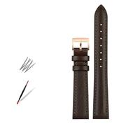 NBCNZCTSAS Bracelet de montre en cuir de mode for Armani Fit for Timex Fit for Gucci Fit for Fossil Fit for Casio Bracelet de montre femmes Bracelet 10 12mm 14mm 16mm 18mm(Brown-rosegold,16mm)