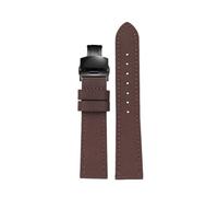 NBCNZCTSAS Bracelet de montre en cuir et Nylon, 18mm/19/20 /21/22/ 23 /24mm, adapté for Seiko SRPC31J1/Fit for Citizen, for Tissot, toutes les grandes marques, poignet for hommes(Brown Black,18mm)
