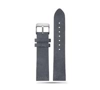 NBCNZCTSAS Bracelet de montre en cuir rétro, 16mm, 18mm, 20mm, 22mm, gris, noir, marron, vert armée, accessoires de montre(Grey SK,16mm)