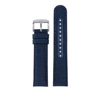 NBCNZCTSAS Bracelet de montre en Nylon, 20mm 21mm, adapté for la série Seiko Srpc31j1 Srpc63j1, étanche, résistant for la sueur, doux et confortable, accessoires(02 blue-silver pin,21mm)