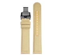 NBCNZCTSAS Bracelet de montre en Nylon, 20mm 21mm, adapté for la série Seiko Srpc31j1 Srpc63j1, étanche, résistant for la sueur, doux et confortable, accessoires(02 khaki-black,21mm)