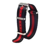 NBCNZCTSAS Bracelet de montre en Nylon 20mm 22mm, bracelets de montre confortables, boucle militaire lavable, adapté for bracelets de montre for hommes(H151-S,22mm)