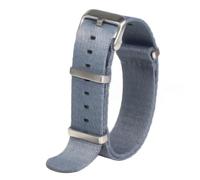 NBCNZCTSAS Bracelet de montre en Nylon 20mm 22mm, bracelets de montre confortables, boucle militaire lavable, adapté for bracelets de montre for hommes(Gray-S,22mm)