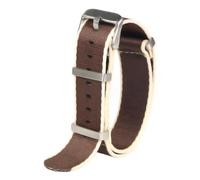 NBCNZCTSAS Bracelet de montre en Nylon 20mm 22mm, bracelets de montre confortables, boucle militaire lavable, adapté for bracelets de montre for hommes(H09-S,20mm)