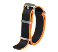 NBCNZCTSAS Bracelet de montre en Nylon 20mm 22mm, bracelets de montre confortables, boucle militaire lavable, adapté for bracelets de montre for hommes(H02-S,22mm)