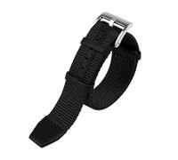 NBCNZCTSAS Bracelet de montre en Nylon 20mm 22mm, ceinture de sécurité, kaki, Sport militaire, en toile, adapté for Hamilton/Fit for Rolex(Black SK,20mm)