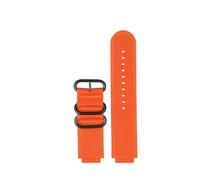 NBCNZCTSAS Bracelet de montre en Nylon adapté for casio Fit For g-shock DW-5600 GW-B5600 GM-5600 GM110 GA110 GM2100 GA900 AE1200, bracelet de montre en toile respirante Sport(Orange-black,18mm)