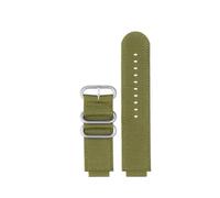 NBCNZCTSAS Bracelet de montre en Nylon adapté for casio Fit For g-shock DW-5600 GW-B5600 GM-5600 GM110 GA110 GM2100 GA900 AE1200, bracelet de montre en toile respirante Sport(Green-silver,16mm)