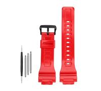 NBCNZCTSAS Bracelet de montre en résine de caoutchouc et de Silicone, 18mm, brillant ou mat, for hommes et femmes, adapté for Casio, adapté for G-SHOCK DW-H5600 AQ-S810W AEQ-110(Bright red-B)