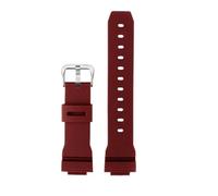 NBCNZCTSAS Bracelet de montre en résine for hommes, adapté for Casio Fit For g-shock GM-2100 GM-S2100 GA-2100 GM-5600/GA5600, noir vert bleu, bracelet de sport en caoutchouc(Red silver pin)
