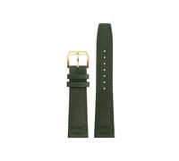 NBCNZCTSAS Bracelet de montre en tissu de toile de nylon de 20 mm 21 mm 22 mm adapté for IWC Pilot Spitfire Timezone Top Gun Strap Ceintures for fermoir pliant Bracelet de montre-bracelet(Green GK,21m