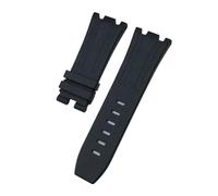 NBCNZCTSAS Bracelet de montre FKM Fluororubber 28mm 30mm adapté for AP adapté for ceinture Audemars adapté for Piguet adapté for ROYAL OAK OFFSHORE 15710 15703 Bracelet de montre(Black,30MM_NO BUCKLE)