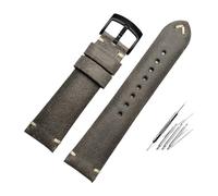 NBCNZCTSAS Bracelet de montre for hommes, 20MM 22MM, for TUDOR, Seiko, Hamilton l-ongines, Vintage, marron, gris(Grey-black-a,20mm)