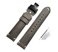 NBCNZCTSAS Bracelet de montre for hommes, 20MM 22MM, for TUDOR, Seiko, Hamilton l-ongines, Vintage, marron, gris(Grey-black-b,20mm)