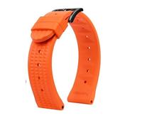 NBCNZCTSAS Bracelet de montre gaufré adapté for Seiko PROSPEX SKX007 Water Ghost 20mm 22mm ormeau petit MM Silicone hommes plongeur sport bracelet de montre en caoutchouc(B orange-Black,Width 20mm)