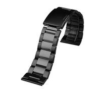 NBCNZCTSAS Bracelet de montre pour grand cadran diesel de 26 mm et 28 mm pour sept vendredis, bracelet de montre pour homme en acier inoxydable solide en métal de grande taille, Noir (Schwarz), 28mm