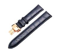 NBCNZCTSAS Bracelet de montre universel souple for hommes et femmes, 16mm, 18mm, 19mm, 20mm, 21mm, 22mm, 23mm, adapté for Citizen/Fit for Rossini, for dégagement rapide(Dark blue Rose,23mm)