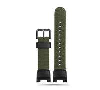 NBCNZCTSAS Bracelet de Sport en Nylon adapté for Casio Fit For G Shock Sgw100 SGW-100 SGW-100-1V SGW-100-1VDF, Bracelet en caoutchouc étanche, accessoires de montre(Green black buckle)