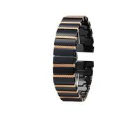 NBCNZCTSAS Bracelet en céramique, il convient for accessoires de montres for hommes et femmes de 20 for 22 mm, adaptés for Tissot/Fit for Rossini/Fit for Tian Wang Mido/Fit for C-asio(Black Rose,22mm)