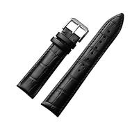 NBCNZCTSAS Bracelet en cuir 12mm-24mm Montre Acier Strap Sangle de bracelet + Cadeau(Blue White,21mm)