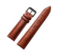 NBCNZCTSAS Bracelet en cuir 12mm-24mm Montre Acier Strap Sangle de bracelet + Cadeau(GREEN BLUE,21mm)