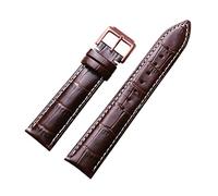 NBCNZCTSAS Bracelet en cuir for sangle 16 18 19 20 21 22 mm Strap + Cadeau(Blue Pink,19mm)