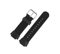NBCNZCTSAS Bracelet en Nylon de 18mm adapté au bracelet CASIO AE-1000W AE-1300 AE1200 W-S200H W-800H W-216H W-735H W-215 AEQ-110W SGW-300H 400H 500H MRW-200H(Black sk)