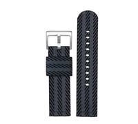 NBCNZCTSAS Bracelet en nylon for dégagement rapide adapté for Casio for PROTREK PRW-6600 PRG-600YB PRG-650 GA2000 Bracelet de montre en toile étanche for hommes 24 m(Black gray-steel)