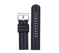 NBCNZCTSAS Bracelet en nylon for hommes de 24 mm adapté for Casio for PROTREK PRW-6600 PRG-600YB PRG-650 GA2000 Bracelet de montre en toile de mode sport for dégagement rapide(Black gray-steel)