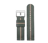 NBCNZCTSAS Bracelet en nylon for hommes de 24 mm adapté for Casio for PROTREK PRW-6600 PRG-600YB PRG-650 GA2000 Bracelet de montre en toile de mode sport for dégagement rapide(Green rice-steel)