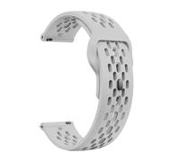 NBCNZCTSAS Bracelet en Silicone de 18mm 20mm 22mm adapté for la montre Samsung Galaxy 6 5 4 40mm 44mm Gear S3, bande respiratoire adaptée for la montre Huawei 4 Bracelet ultime(Light A,18mm)