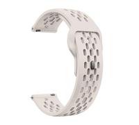 NBCNZCTSAS Bracelet en Silicone de 18mm 20mm 22mm adapté for la montre Samsung Galaxy 6 5 4 40mm 44mm Gear S3, bande respiratoire adaptée for la montre Huawei 4 Bracelet ultime(Starlight,22mm)