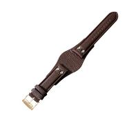 NBCNZCTSAS Bracelets de montre en cuir respirant et respectueux de la peau, adaptés for la série Fossil Ch2564 Ch2565 Ch2891 Ch3051, 22mm(Brown(LZ)-Rose-K8)