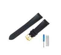 NBCNZCTSAS Bracelets de montre en Silicone haut de gamme, adaptés au Tudor 1958 Black Bay Bronze, petite fleur en cuivre, série petite fleur rouge, 22mm(Black-GD-K13)