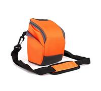 NBCNZCTSAS Cas d'appareil Photo imperméable Case Fit for Canon EOS M100 M50 M10 M6 M5 M3 M Apte for powershot G5 X SX540 SX530 SX520 SX520 SX500 HS SX430 SX420 est(Orange)