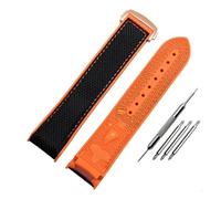 NBCNZCTSAS Ceinture de montre en toile de montre en Nylon d'escalade de 20mm 22mm, faite for la main for Omega, for l'univers océan 9900, for hippocampe 8900, bracelet de montre for fond en caoutchouc
