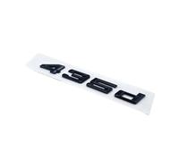 NBCNZCTSAS Chiffres Lettres 420d 428d 430d 435d 440d ABS Emblème Adapté for BMW Série 4 F32 F33 F36 G22 G23 Plaque Signalétique De Coffre De Voiture Logo Autocollant(Glossy Black 435d)